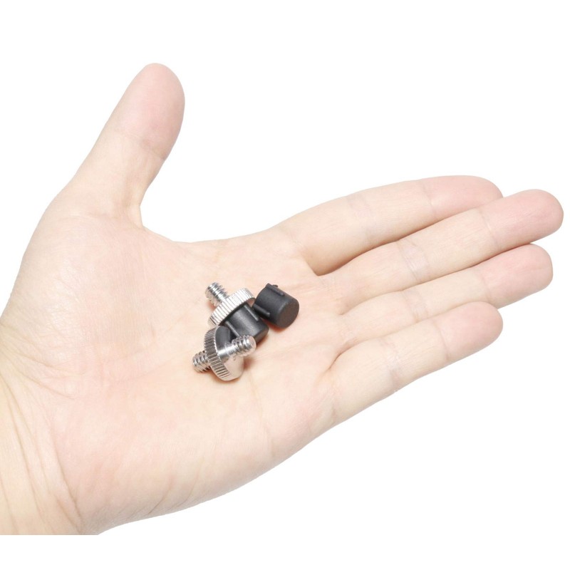 1/4 Male to 1/4 Male Thread Screw Adapter Convert Tripod