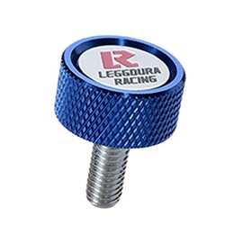 Project Kics Leggdura Racing Number Plate Lock Bolt Set - Blue