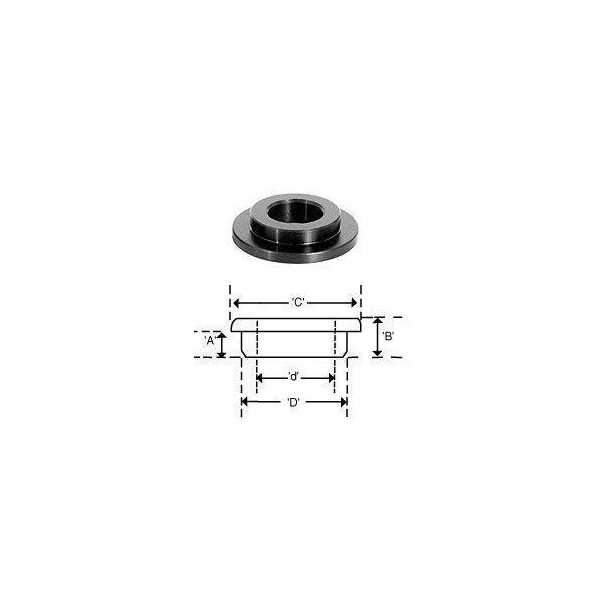 Amana Tool - BU-570 Shaper Cutter 'T' Reduction Bushings (with Flange) 1-1/4 To 3/4
