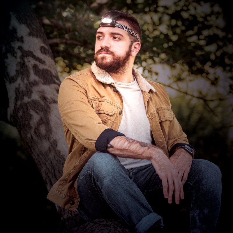 Night Scope USB Rechargeable LED Headlamp 3W x 2 LED