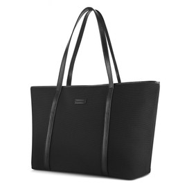 NEW Extra Large Work Tote Bag, CHICECO X-Large 22.83 Inch Length Travel Bag fits to Laptop for Women (X-Large, Black)