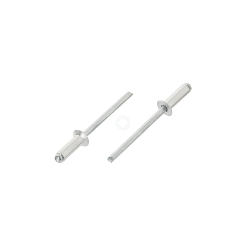 3.2mm x 12mm Blind Pop Rivet Countersunk Head Aluminium/Steel Shaft