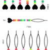 Hoyols Quick Hair Beading Tools with Colorful Pony Beads Magic