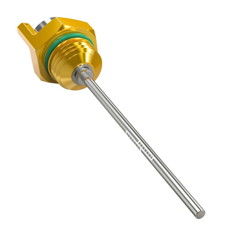 NICECNC Gold Oil Dipstick with Gauge Oil Level Indicator Compatible