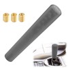 EZAUTO WRAP Black Shift Knob Stick Frosted Matte Crystal Bubble