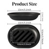 2-pack Soap Dish, Soap Holder, Soap Saver, Easy Cleaning, Dry,