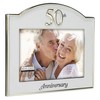 Malden International Designs Wedding 50th Anniversary Two Tone Picture Frame,