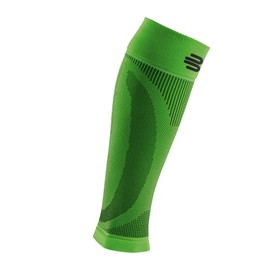 Bauernfeind, one pair of sports compression calf bandage, unisex, right and left side, for ball and endurance sports, strengthening the muscles, Womens, 29352023600041, Green, S extra lang