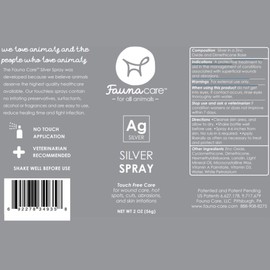 Fauna Care Silver Spray 2 oz