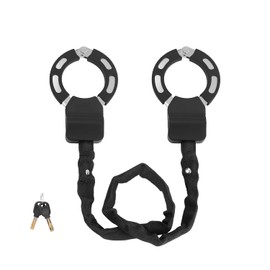 E Scooter Lock, Handcuff Lock with Key with High Security and Scratch Protection Rubber Cover, Ideal for E-Scooter, Scooter, Bike and Pushchair