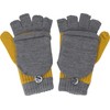 fashionchimp Children's Half Finger Gloves with Cap, Warm Mittens, Plain