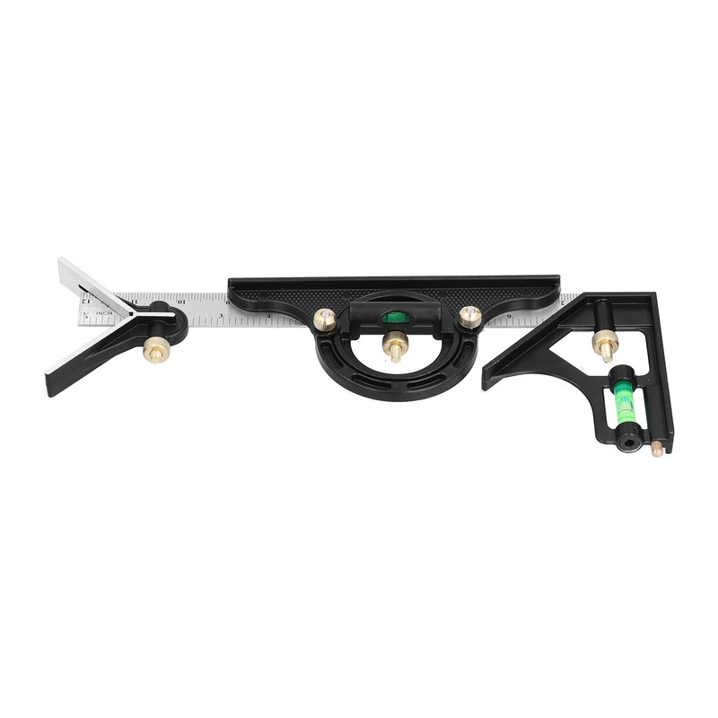 Combination Square Aluminum Alloy Stainless Steel Measuring Tool for Angle