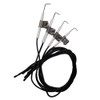 Durable Igniter Kit Ceramic Electrode with Ignitor Wire Replacement for