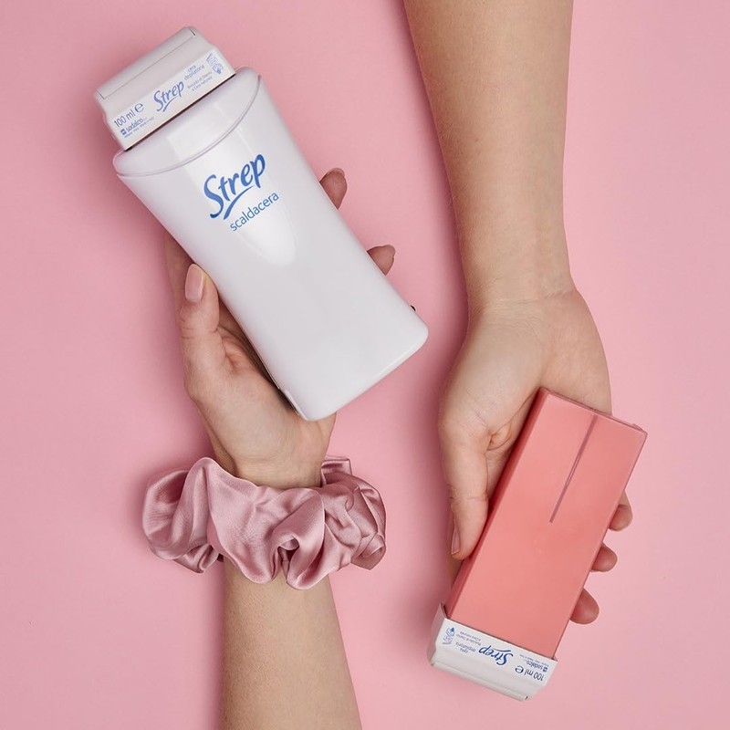 Strep - Scaldacera Elettrico, Kit Epilazione professionale e di Lunga