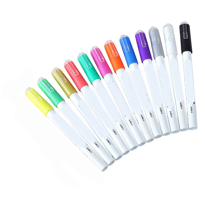 12 Color Nail Painting Pen 3D Nail Polish Paint Graffiti