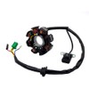 GY6 Magneto Stator Flywheel Rotor Kit,8 Coil Copper Stator for