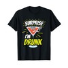 Surprise: I'm Drunk Fun Drinking and Smoking Christmas Cocktail T-Shirt,