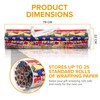 LIVIVO Cylinder Wrapping Storage Bag - Birthday Easter Christmas or