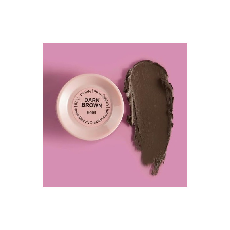 Kit de cejas essentials Dark Brow Beauty Creations 4 piezas