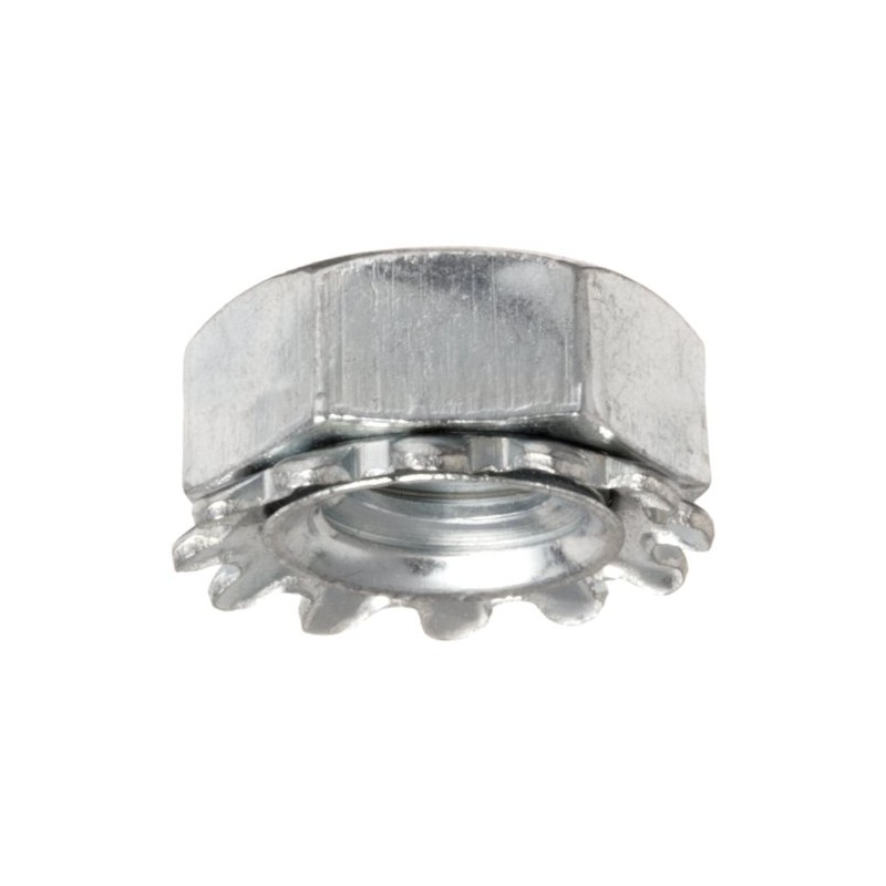 Steel Hex Nut, #4-40 Threads (Pack of 100)