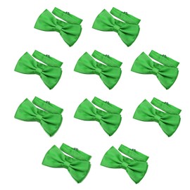 DonDon Men's Bow Tie, 12 x 6 cm, Tied and Adjustable Length, Set of 10 -