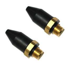 GULUANT 2 Pack Replacement BT2 1/8 Inch MPT Rubber/Brass Tip for Air Blow Guns