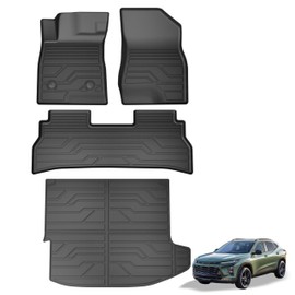 KARPAL Floor Mats for 2024 2025 Chevy Trax & Buick Envista, All Weather Protection TPE Floor Liners Heavy Duty Cargo Mats Chevy Trax Accessories Full Set Car Mats