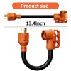 Epicord RV 30AMP 3Prong Generator Adapter 30amp Male Plug to