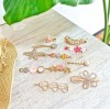 FairyBae 11kit Broche Pinza Pasador Cabello De Moda Perlas Floresh008