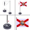 WXTWK 2 Pack USA Florida Flag Florida State Desk Flag