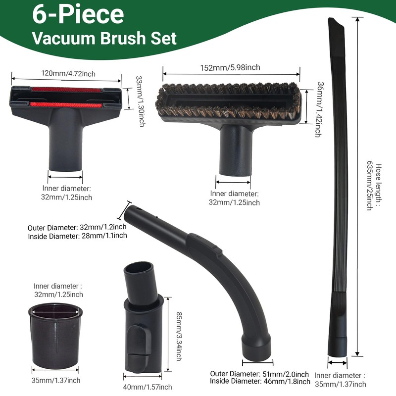 EZ SPARES 25-inch Flexible Crevice Cleaning Tool Replacement for Miele