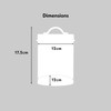 Cooks Professional 3 Piece Storage Canister Set | Labelled Containers
