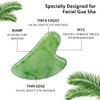 OUDQFCJ Gua Sha-Massage-Kits Natürlicher Jade Massager Guasha aus Jade Stein