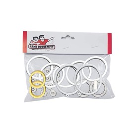 Game Room Guys 1977 Bally Captain Fantastic & Brown Dirt Cowboy (Home) Pinball White Rubber Ring Kit