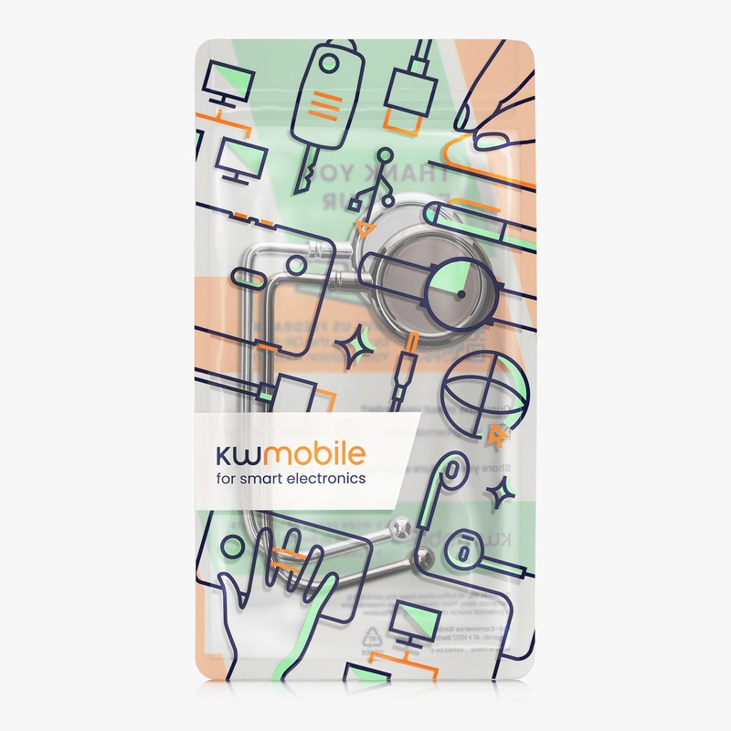 kwmobile Purse Hooks for Table - Set of 2 Metal
