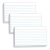 300 Pcs Pinovk Index Cards 3x5 Ruled - White Lined