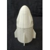 RayWin 3D Printed 1/70 SpaceX Dragon Capsule 4.6" White PLA