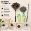 Home Cleaning Bundle - Feather Duster - Corner Brush -
