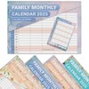 2022 A3 Wall Calendar 5 Columns Family Monthly Planner Employee