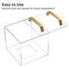 HBlife Clear Tissue Box Cover Square Acrylic Tissue Box Holder