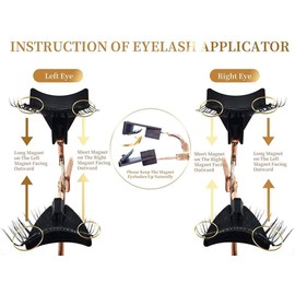 CTFIVING Magnetic Eyelashes Applicator Clip Without Glue Curler Applicator Magnetic eyelashes Kit Women's Fashion Makeup Tools
