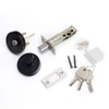 Deadbolt Home Door Cylinder Lock Night Latch, Zinc Alloy with