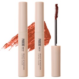 PHOEBE Beauty Up Mascara, Long & Curl Keep, Beauty Mascara, Sunset Orange, 0.2 oz (5 g), 2 Packs