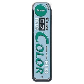 Pilot HRF7C-2S10G Neox Coloreno, 0.7 Green, 10 Count Color Mechanical Pencil Leads