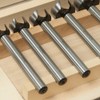 Fulton 6 Piece Coin Forstner Bit Set with Adjustable Depth