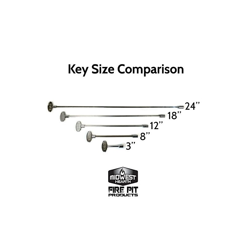 Midwest Hearth Universal Valve Key for Gas Fire Pits and