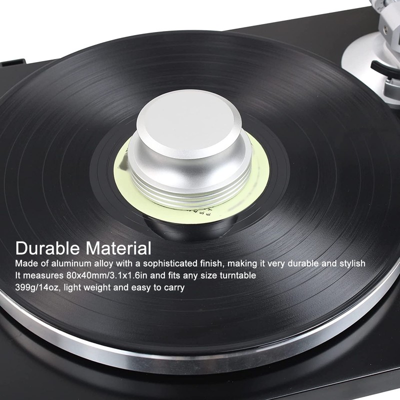 LP Vinyl Turntable Disc Stabilizer Aluminum Alloy HiFi Record Weight