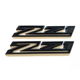 GM 2PCS Matte Black 2019-2023 Silverado Z71 Emblem Badge 84632695 Nameplate