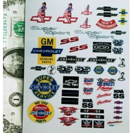 Donna's HO 1:87 Railroad Train STICKERS,BUILD