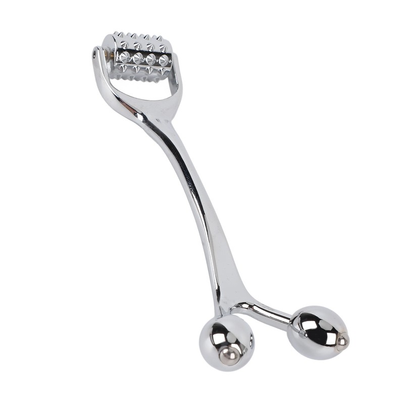 Face Roller Massager Zinc Alloy Deep Tissue Massage Multifunction Comfortable